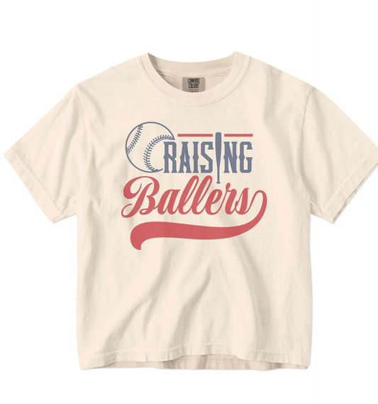 Raising Ballers Cropped T Shirt